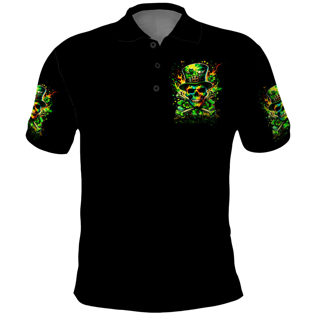 Irish Skull Polo Shirt Let The Shenanigans Begin
