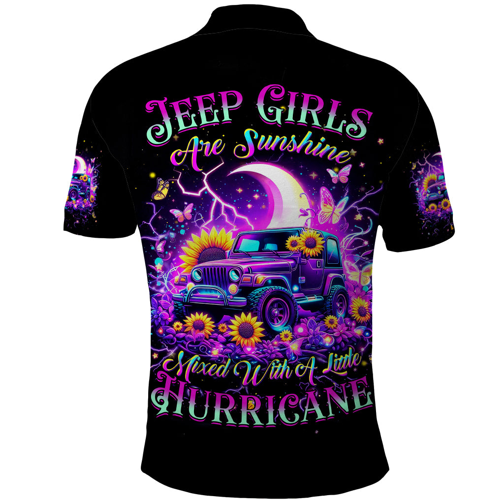Nigh Jeep Polo Shirt Jeep Girls Are Sunshine Mixed With A Little Hurricane