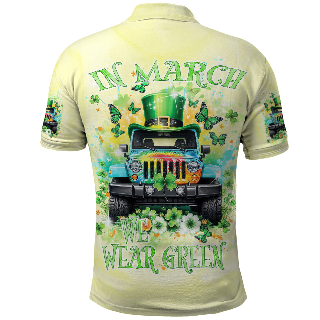 Irish Jeep Polo Shirt In March We Wear Green