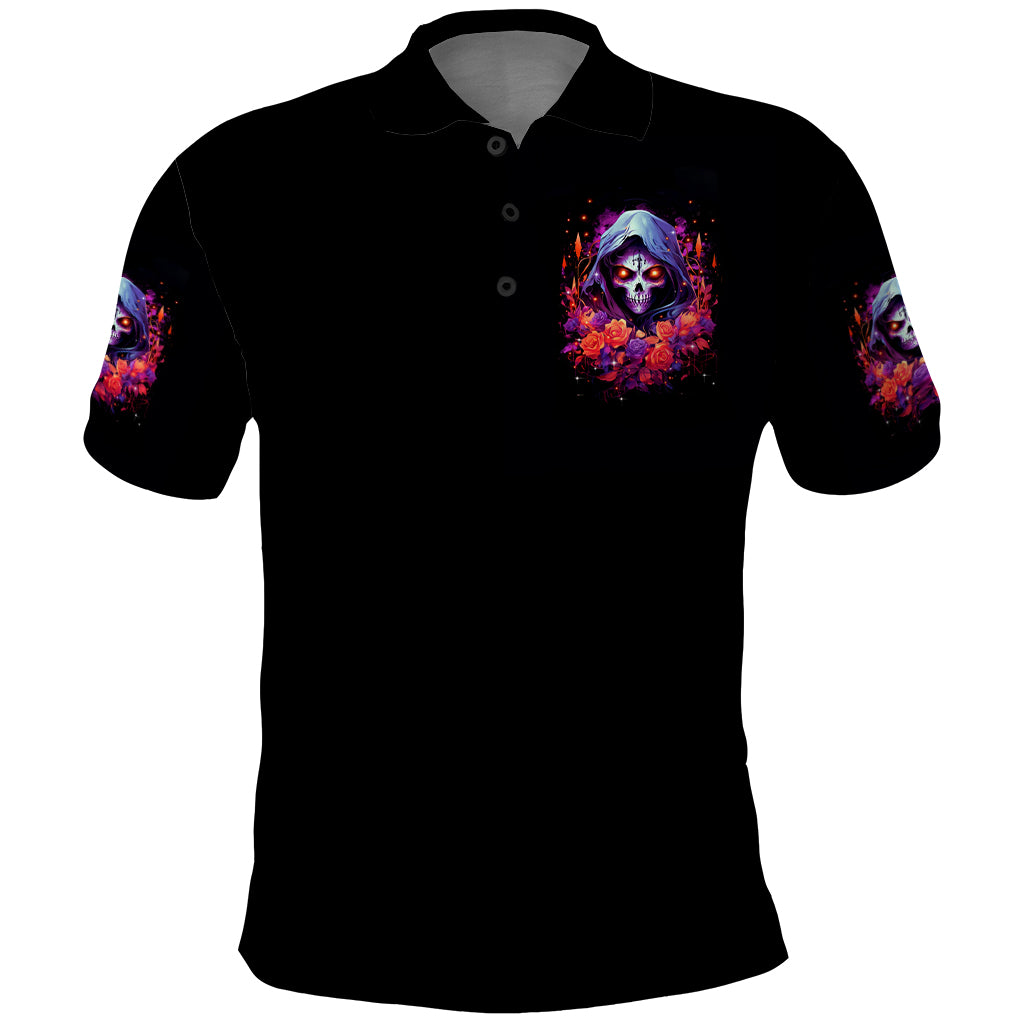 Rose Skull Polo Shirt F Bomb Mom I Sprinkle That Shit Like Confetti