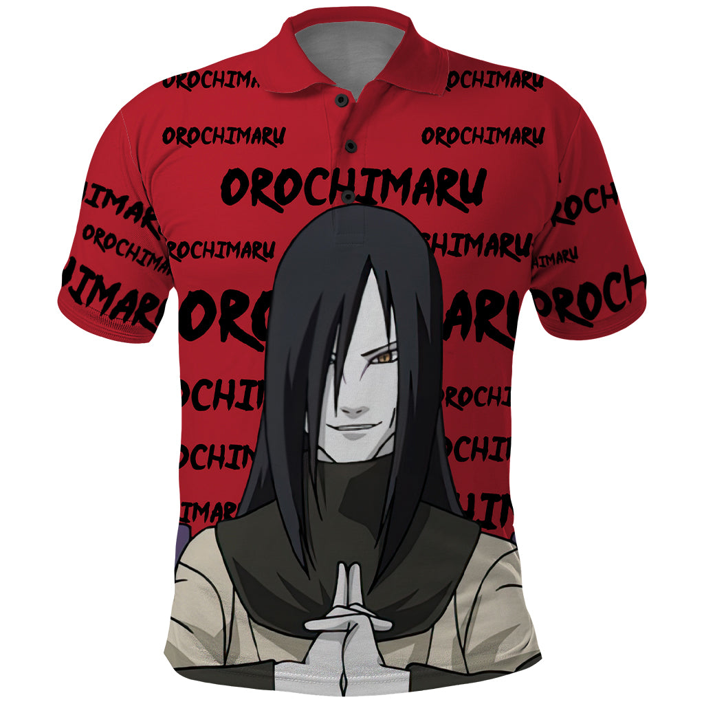 Orochimaru Anime Style Manga Polo Shirt