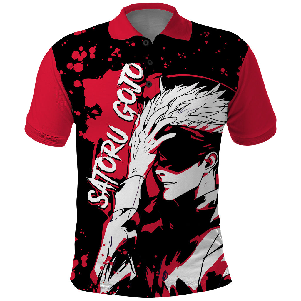 Satoru Gojo Polo Shirt Jujutsu Kaisen Anime