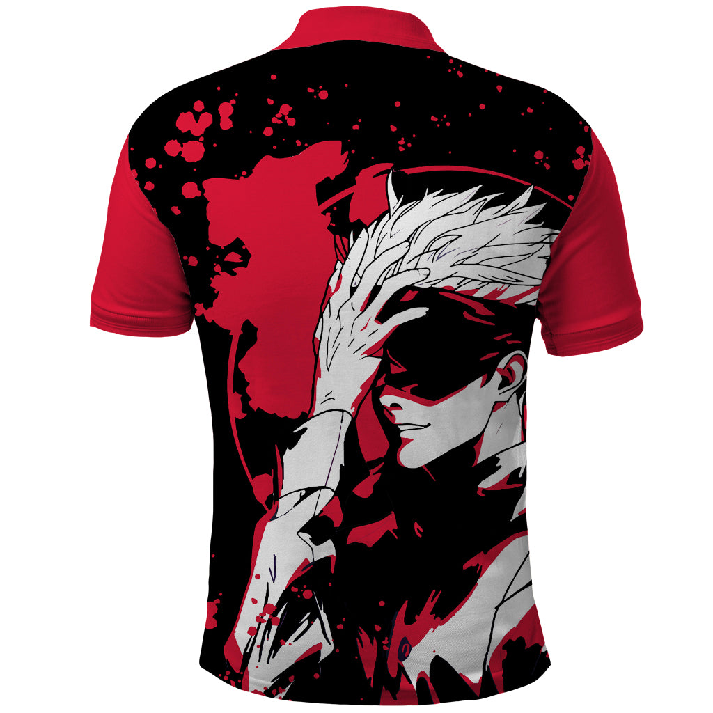 Satoru Gojo Polo Shirt Jujutsu Kaisen Anime