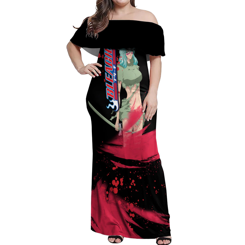 Nelliel Tu Odelschwanck Nel Tu Off Shoulder Maxi Dress Bleach
