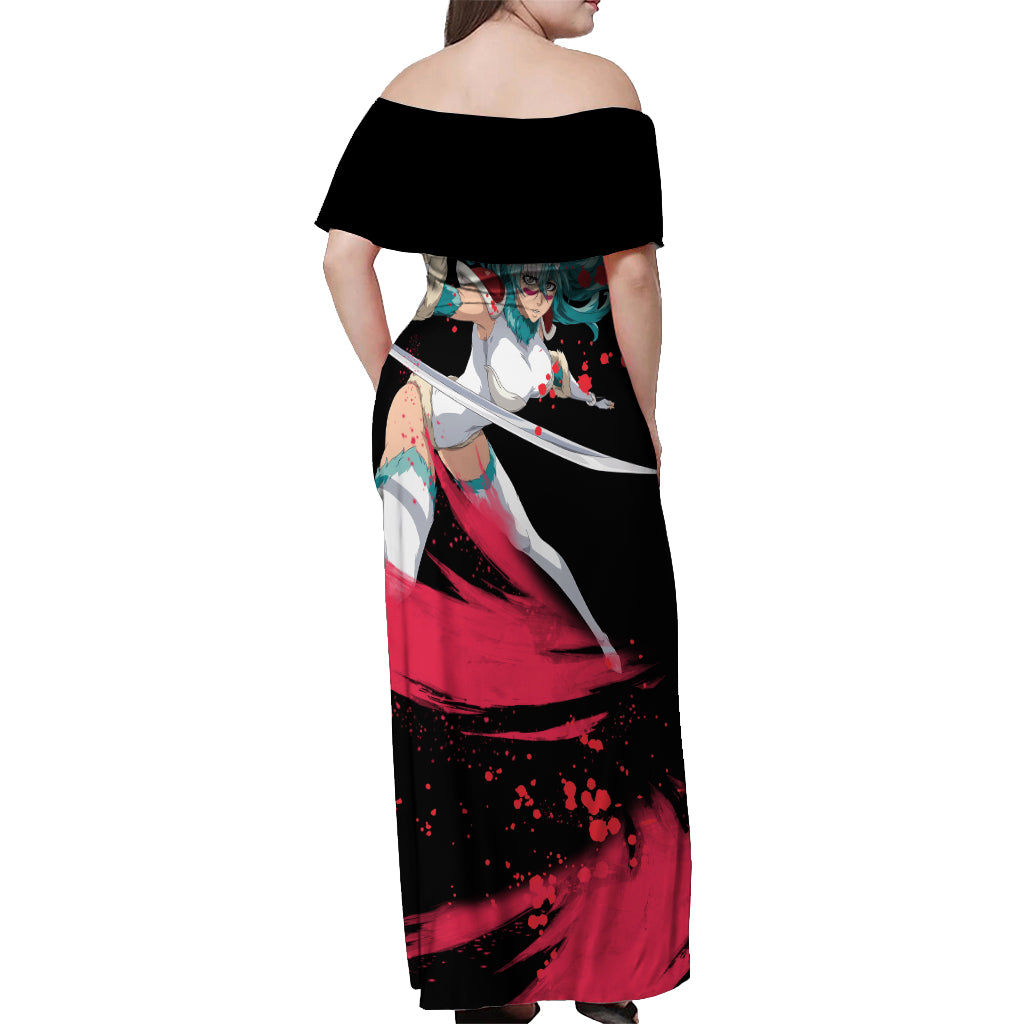 Nelliel Tu Odelschwanck Nel Tu Off Shoulder Maxi Dress Bleach