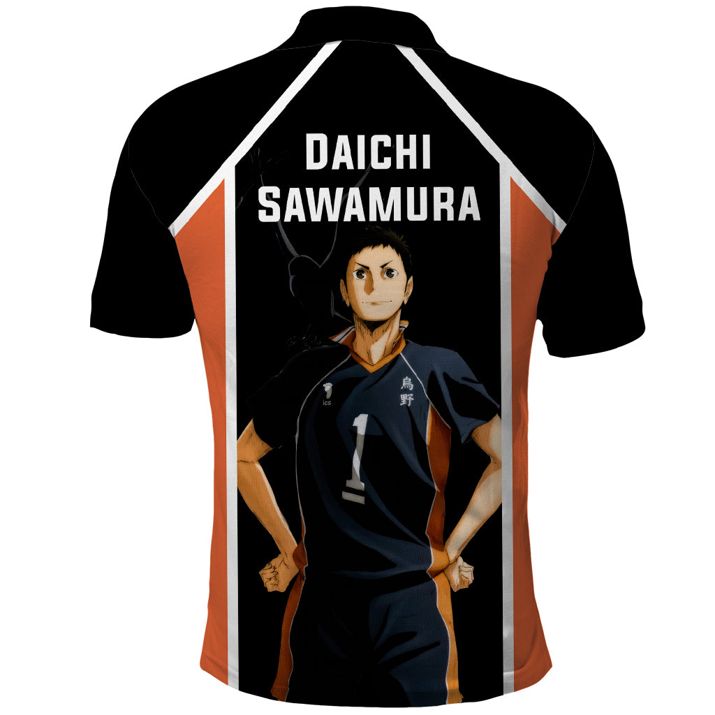 Daichi Sawamura Karasuno Polo Shirt