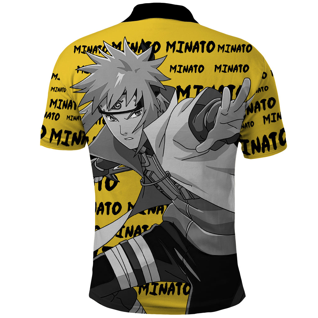 Minato Namikaze - Anime Style Manga Polo Shirt