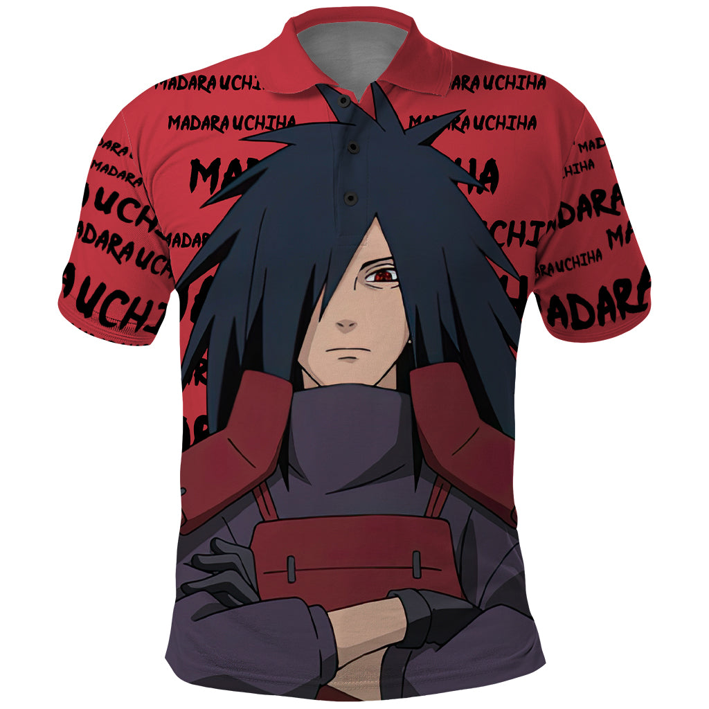Madara Uchiha - Style Manga Polo Shirt