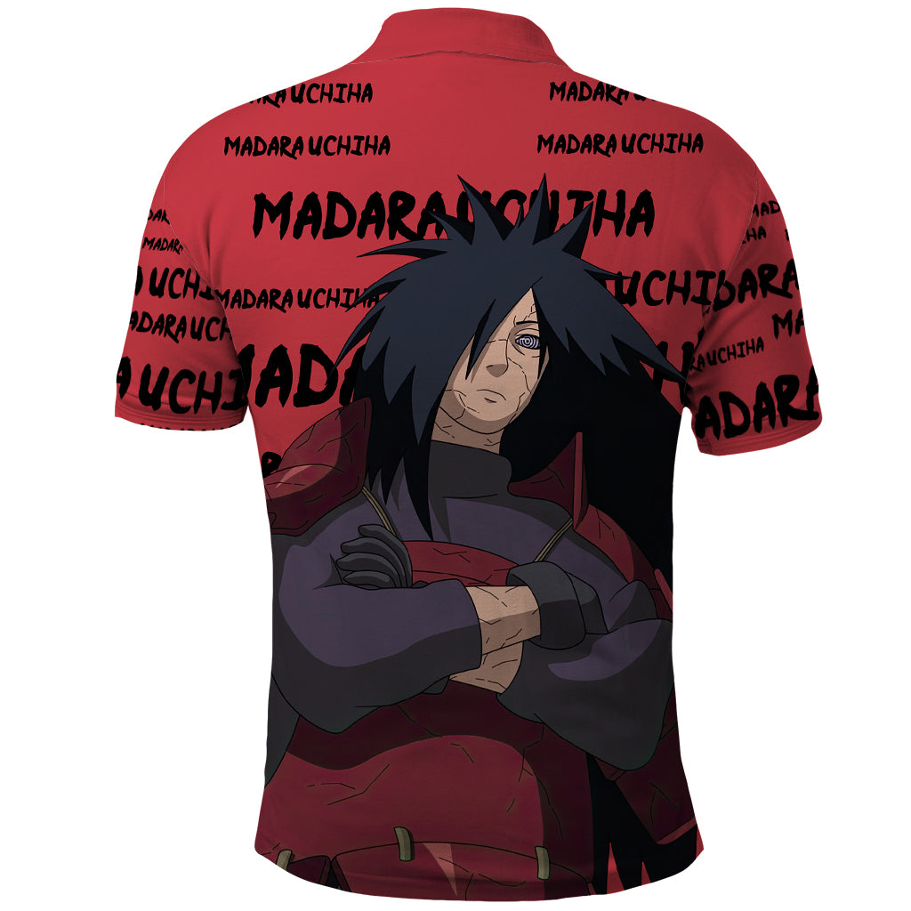 Madara Uchiha - Style Manga Polo Shirt