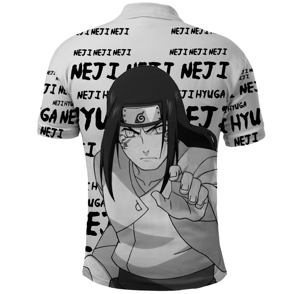 Neji Hyuga - Style Manga Polo Shirt