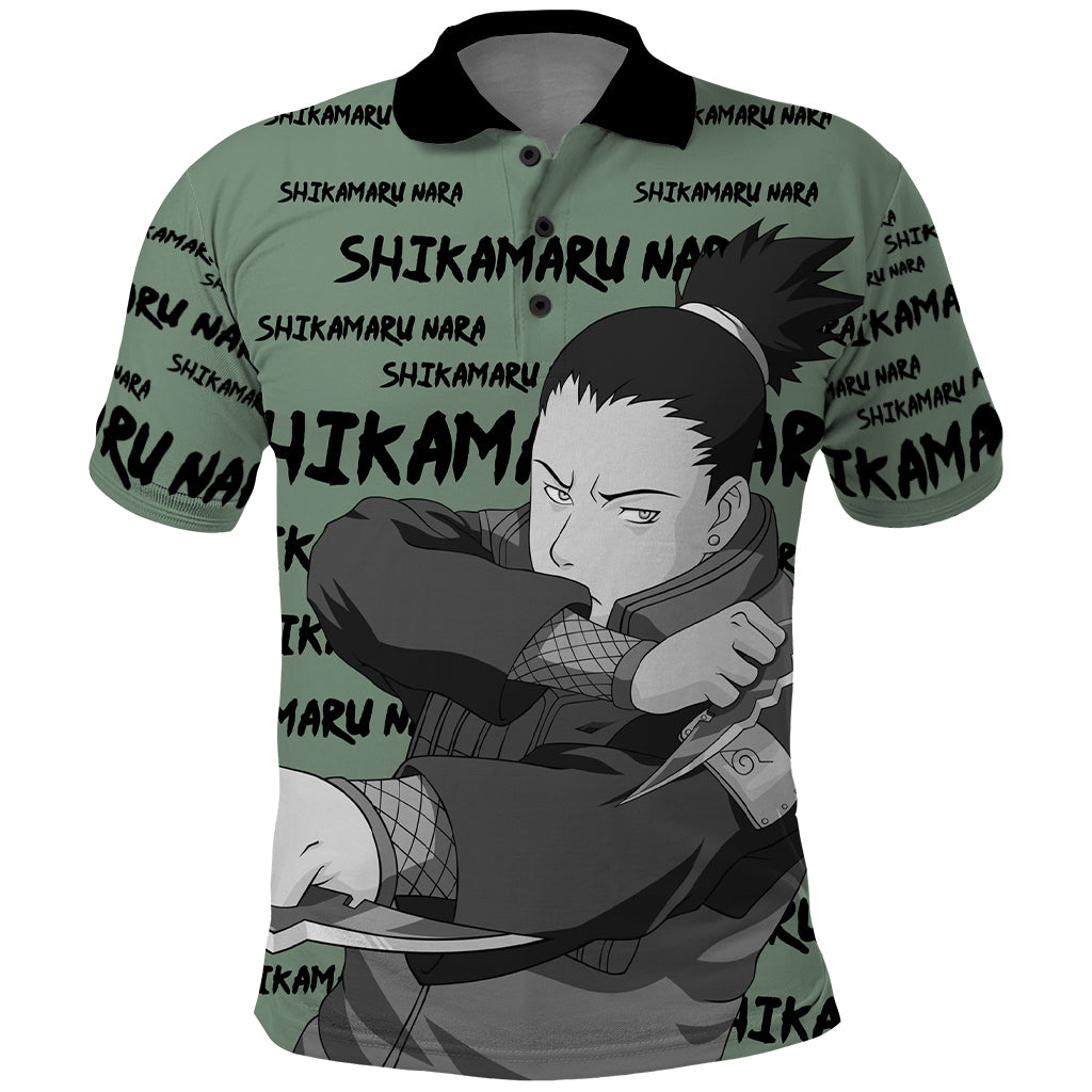 Shikamaru Nara - Style Manga Polo Shirt