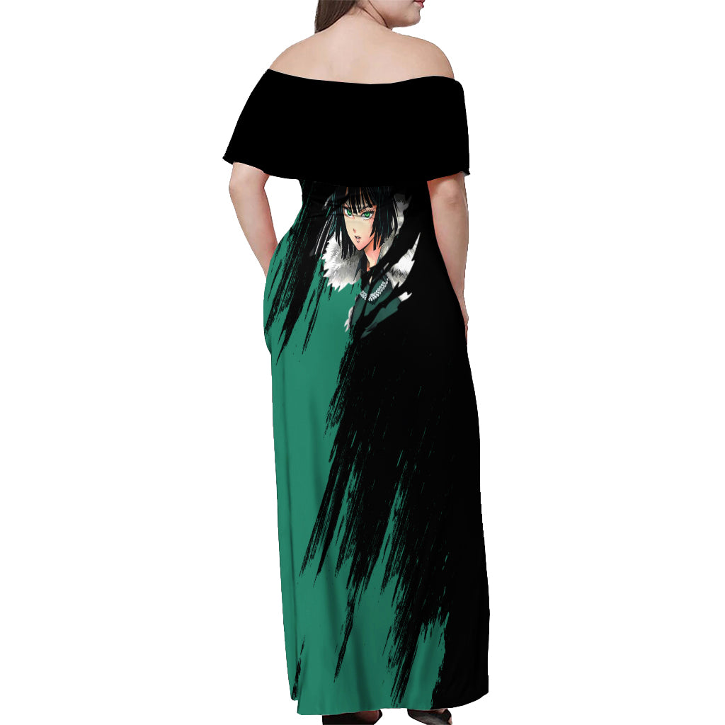 Fubuki Off Shoulder Maxi Dress One Punch Man
