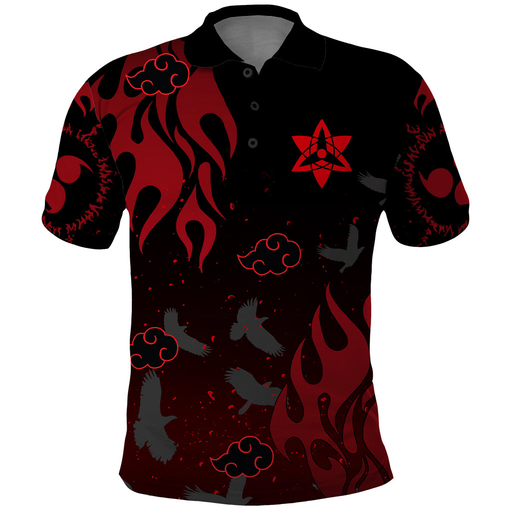 Uchiha Sasuke Polo Shirt Naruto