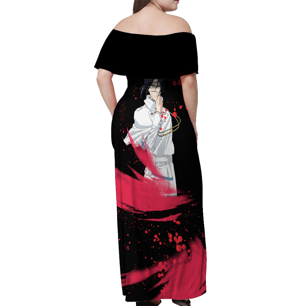 Uryu Ishida Off Shoulder Maxi Dress Bleach
