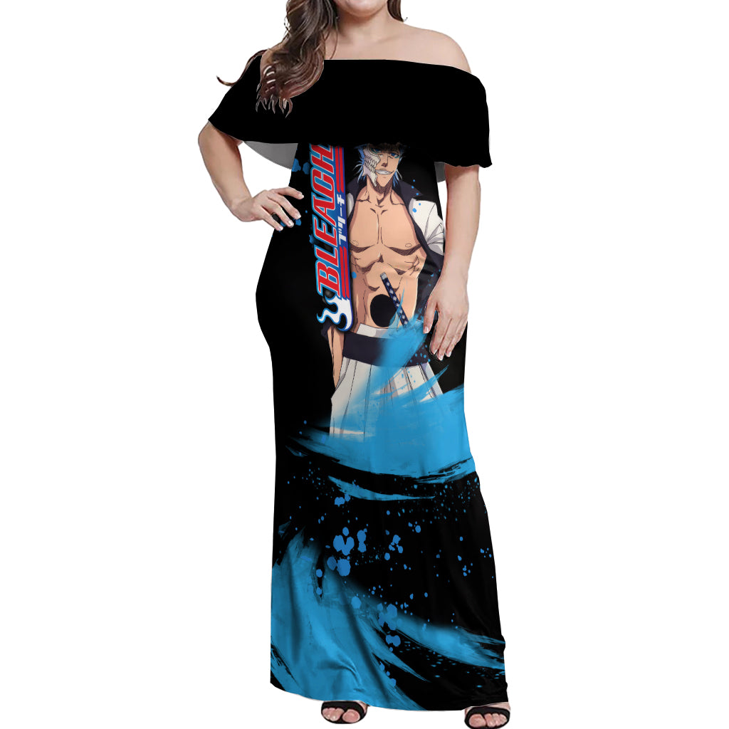 Grimmjow Off Shoulder Maxi Dress Bleach