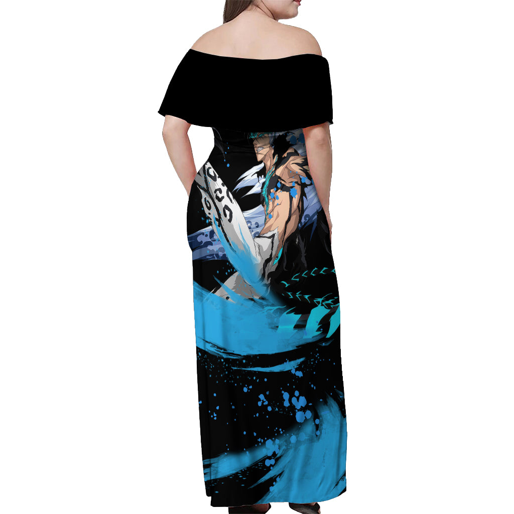 Grimmjow Off Shoulder Maxi Dress Bleach