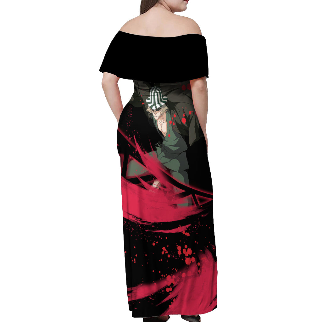 Kisuke Urahara Off Shoulder Maxi Dress Bleach