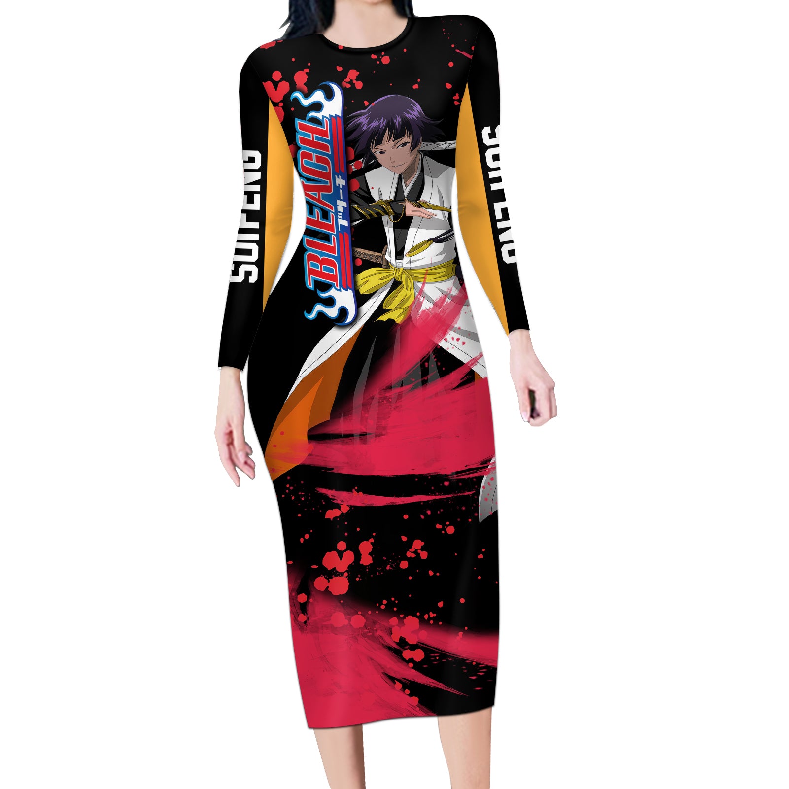 Soifon Sui-Feng Long Sleeve Bodycon Dress Bleach