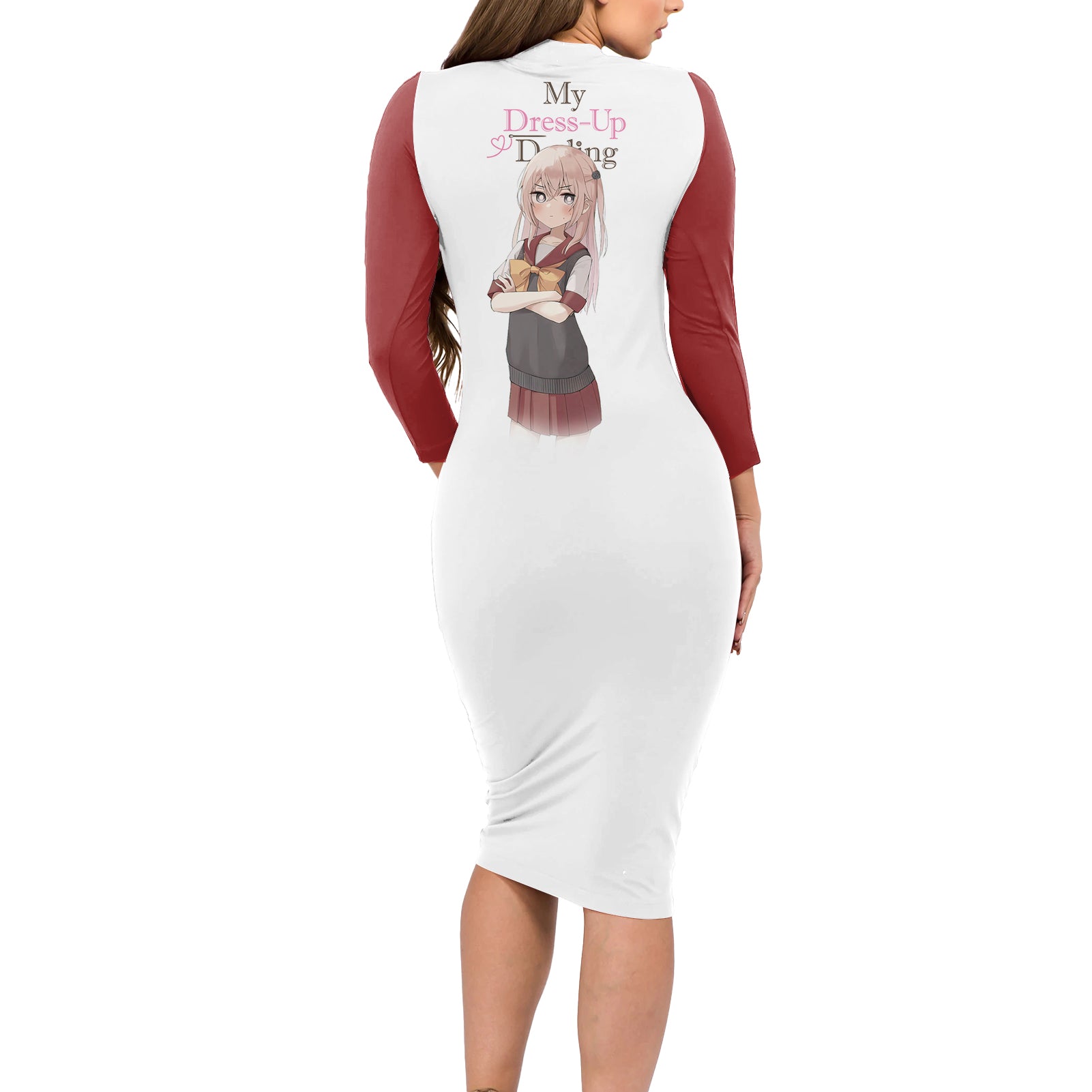 Sajuna Inui Long Sleeve Bodycon Dress Mashiroiro Symphony