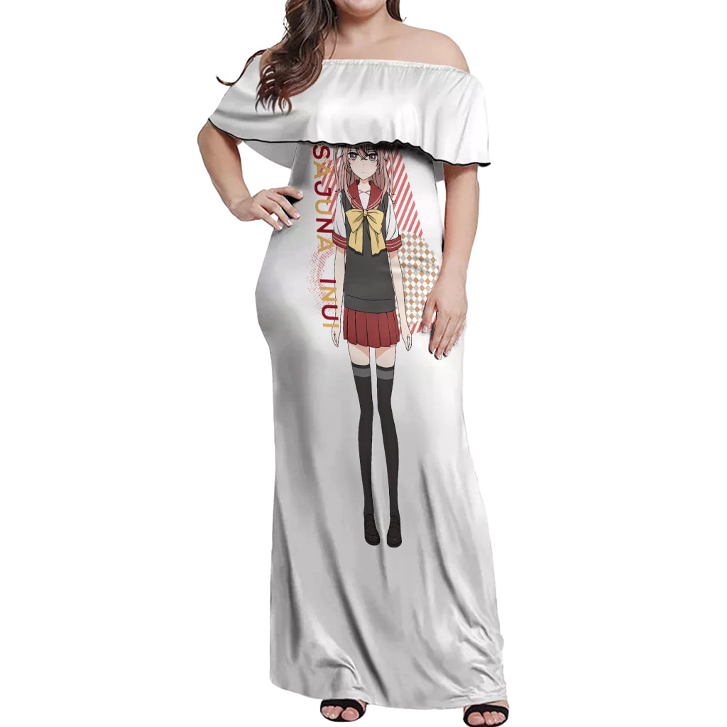 Sajuna Inui Off Shoulder Maxi Dress Mashiroiro Symphony