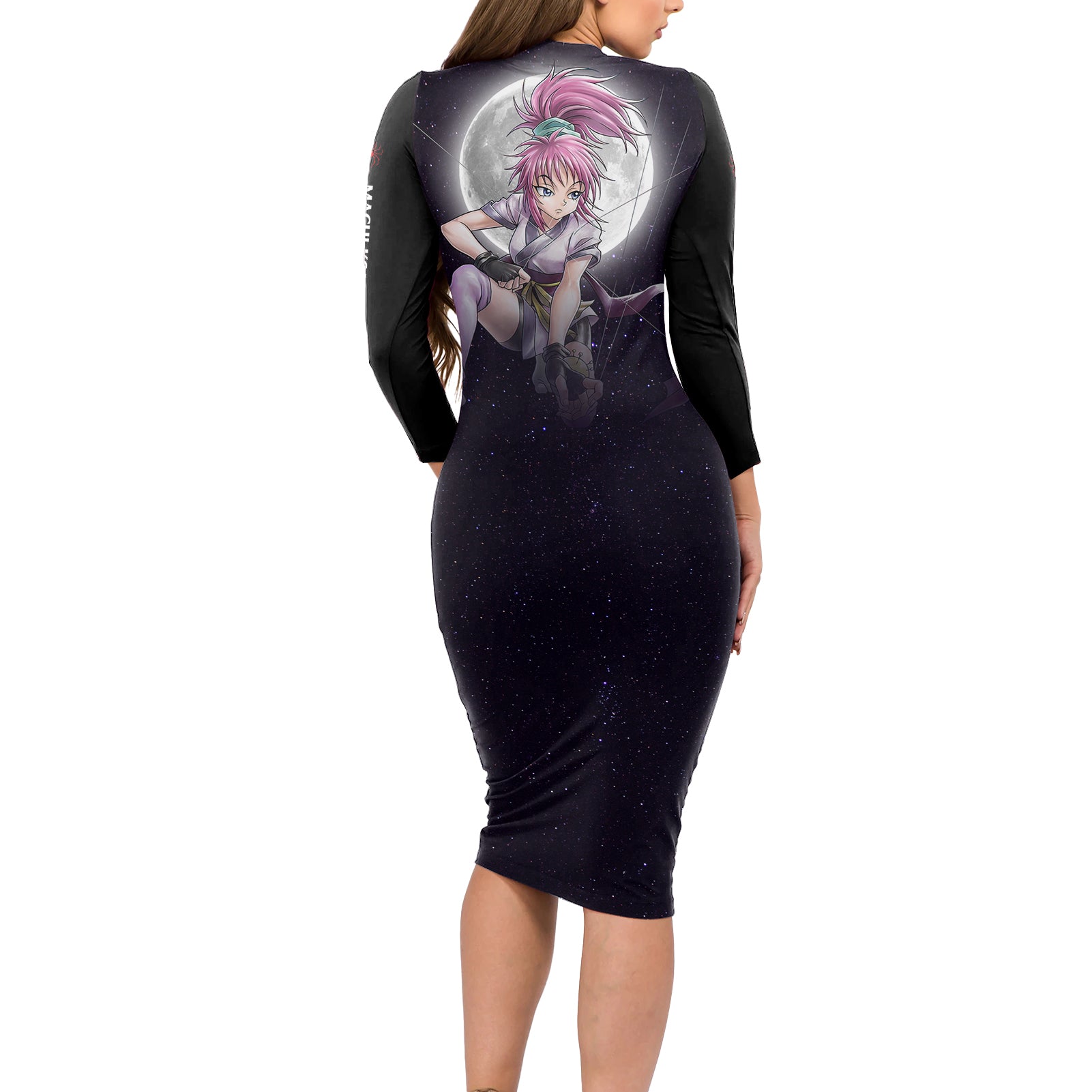 Machi Komacine Long Sleeve Bodycon Dress Phantom Troupe