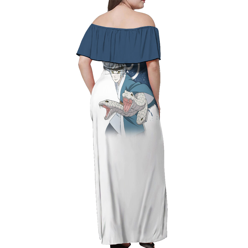Mitsuki Off Shoulder Maxi Dress Boruto