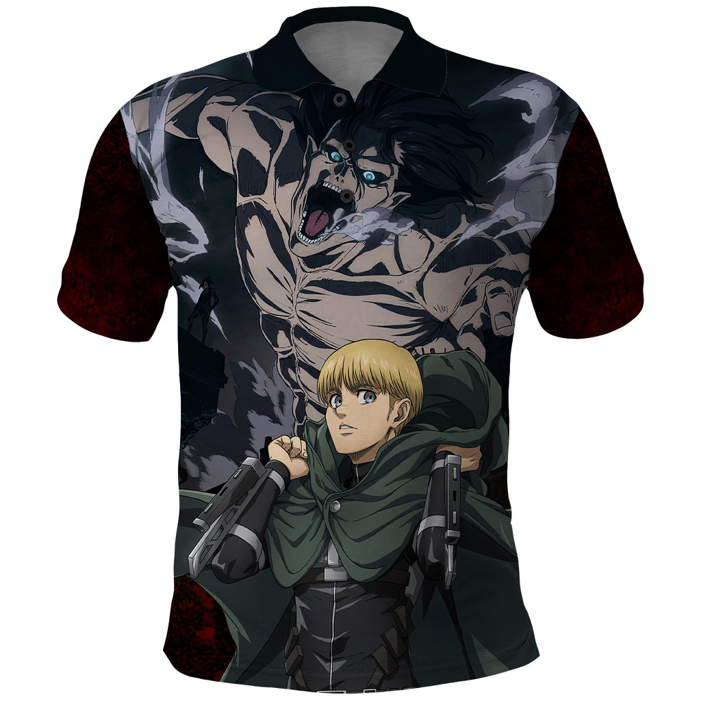 Armin Arlert  Final Season Anime Polo Shirt Attack On Titan