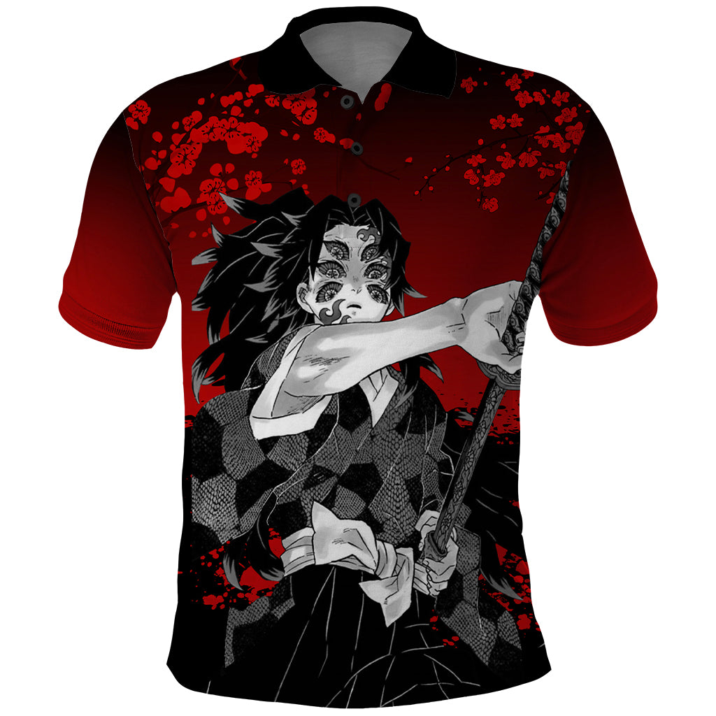 Kokushibo Polo Shirt Demon Slayer