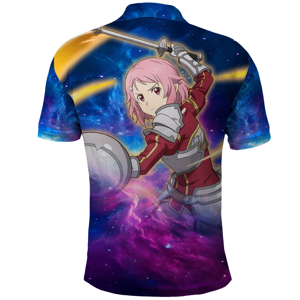 Shinozaki Rika Lisbeth Polo Shirt Sword Art Galaxy Style