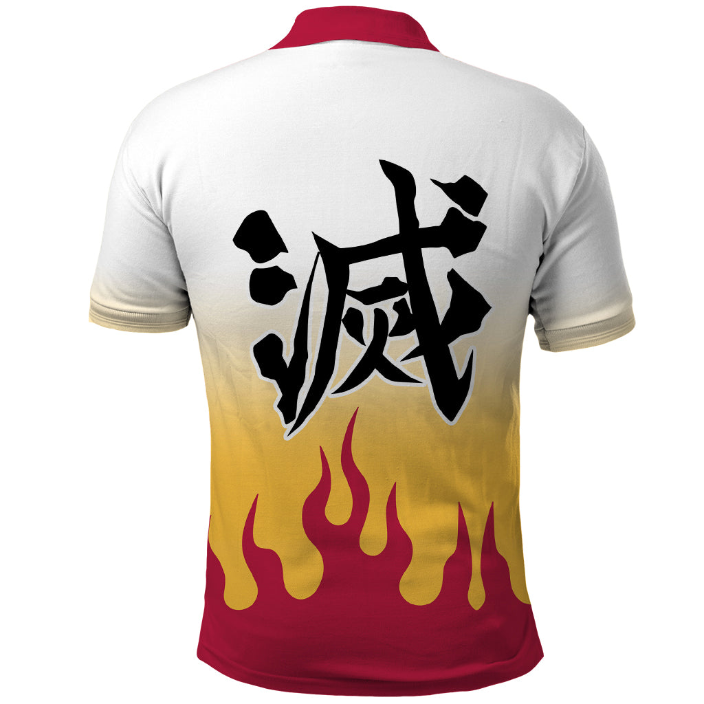 Rengoku Polo Shirt Demon Slayer Funny Style