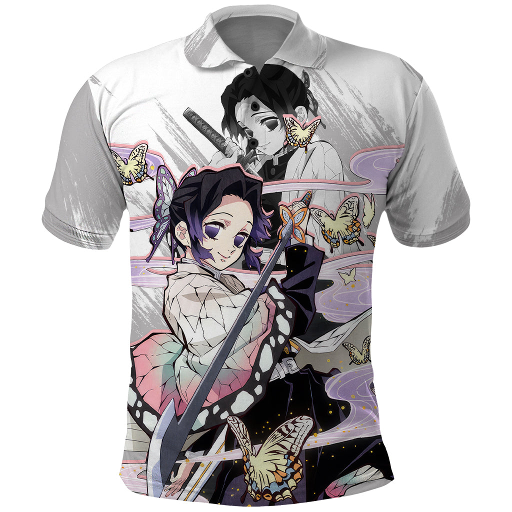 Shinobu Kocho Demon Slayer Polo Shirt Anime Style