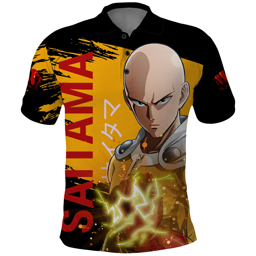 Saitama Polo Shirt Funny and Cool One Punch Man Anime