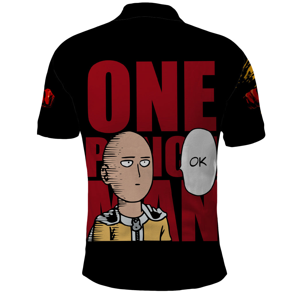 Saitama Polo Shirt Funny and Cool One Punch Man Anime