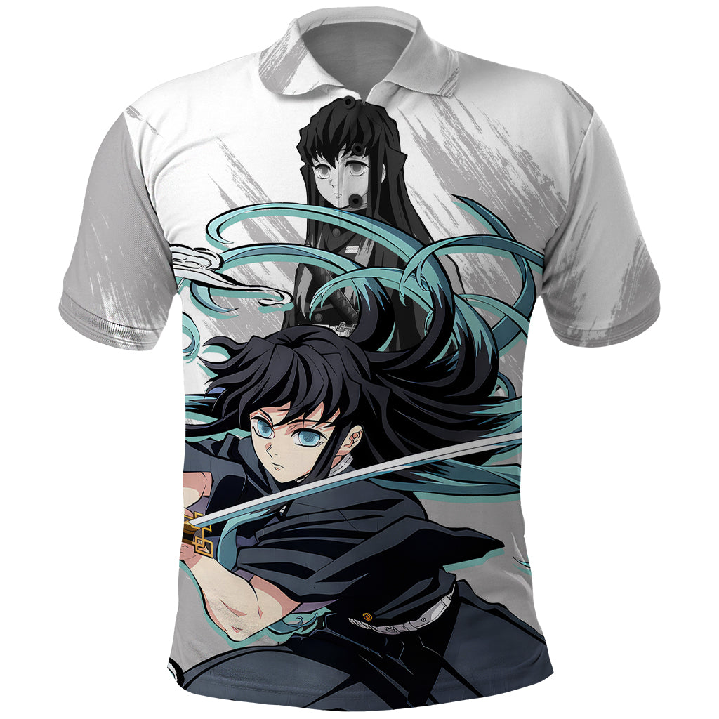 Muichiro Tokito Polo Shirt Demon Slayer