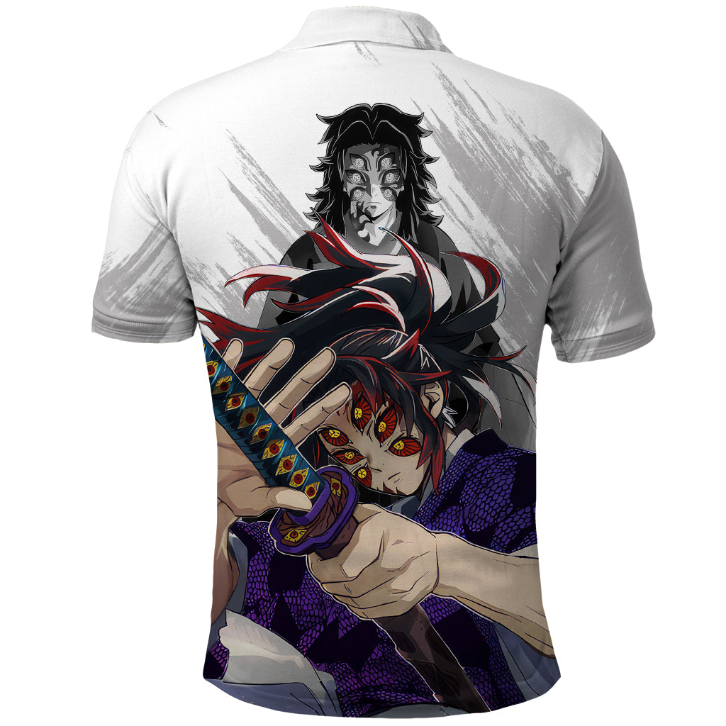 Kokushibo Polo Shirt Demon Slayer