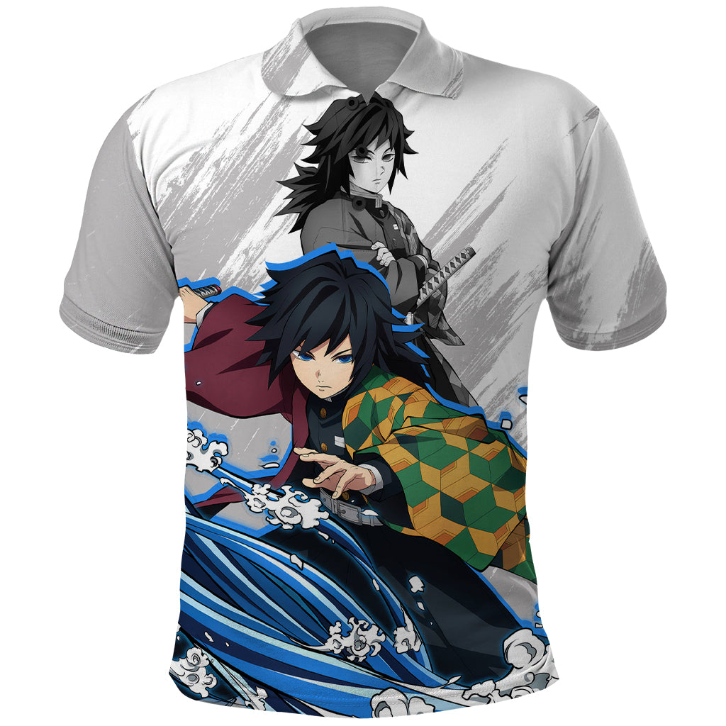 Giyu Tomioka Polo Shirt Demon Slayer