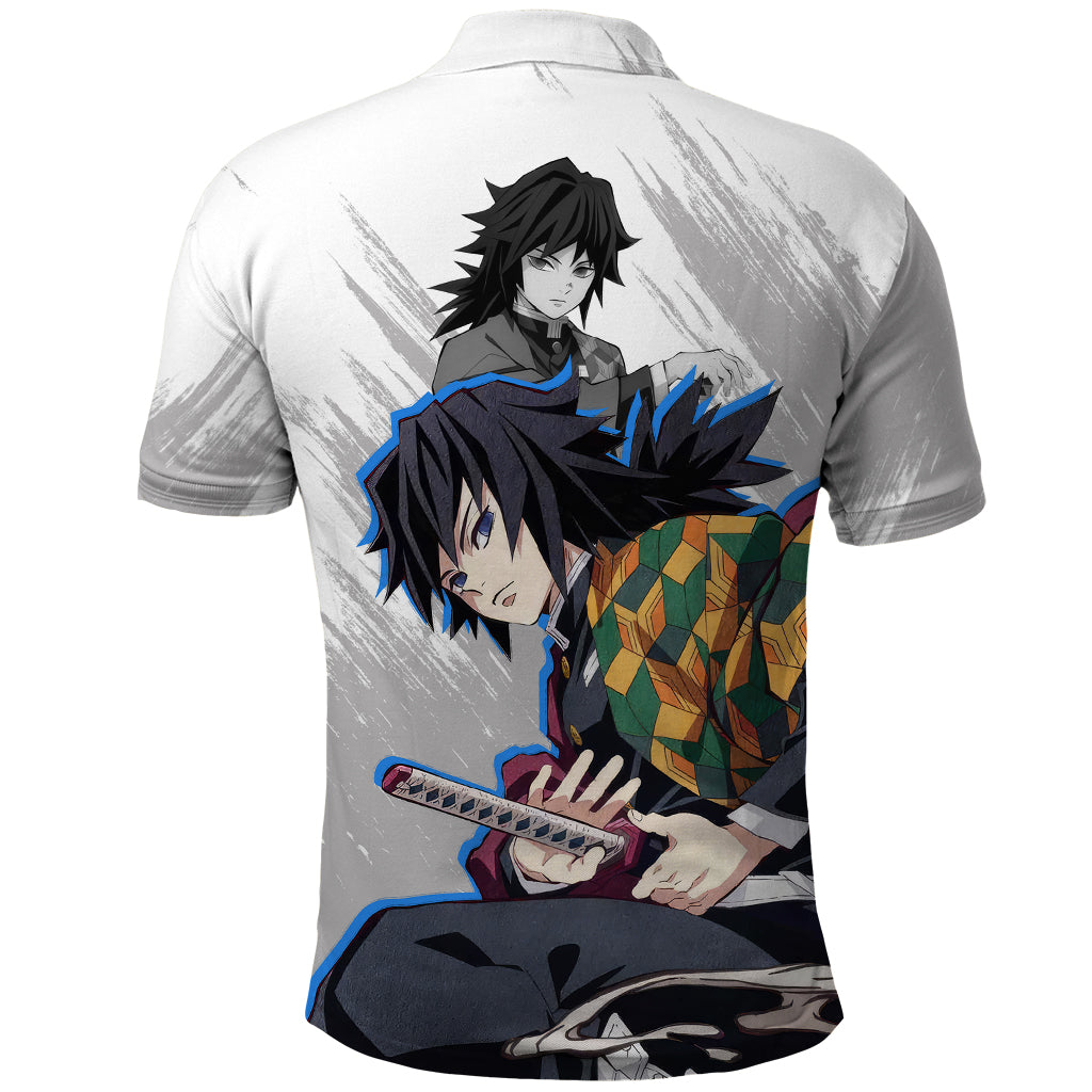 Giyu Tomioka Polo Shirt Demon Slayer