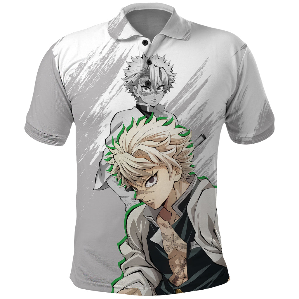 Sanemi Shinazugawa Polo Shirt Demon Slayer