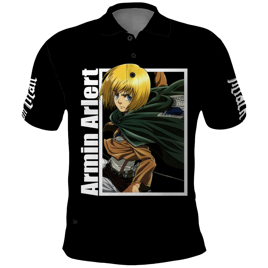 Armin Arlert Polo Shirt Attack On Titan
