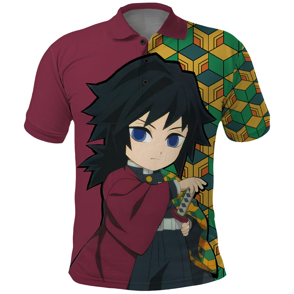 Giyuu Polo Shirt Demon Slayer Funny Style
