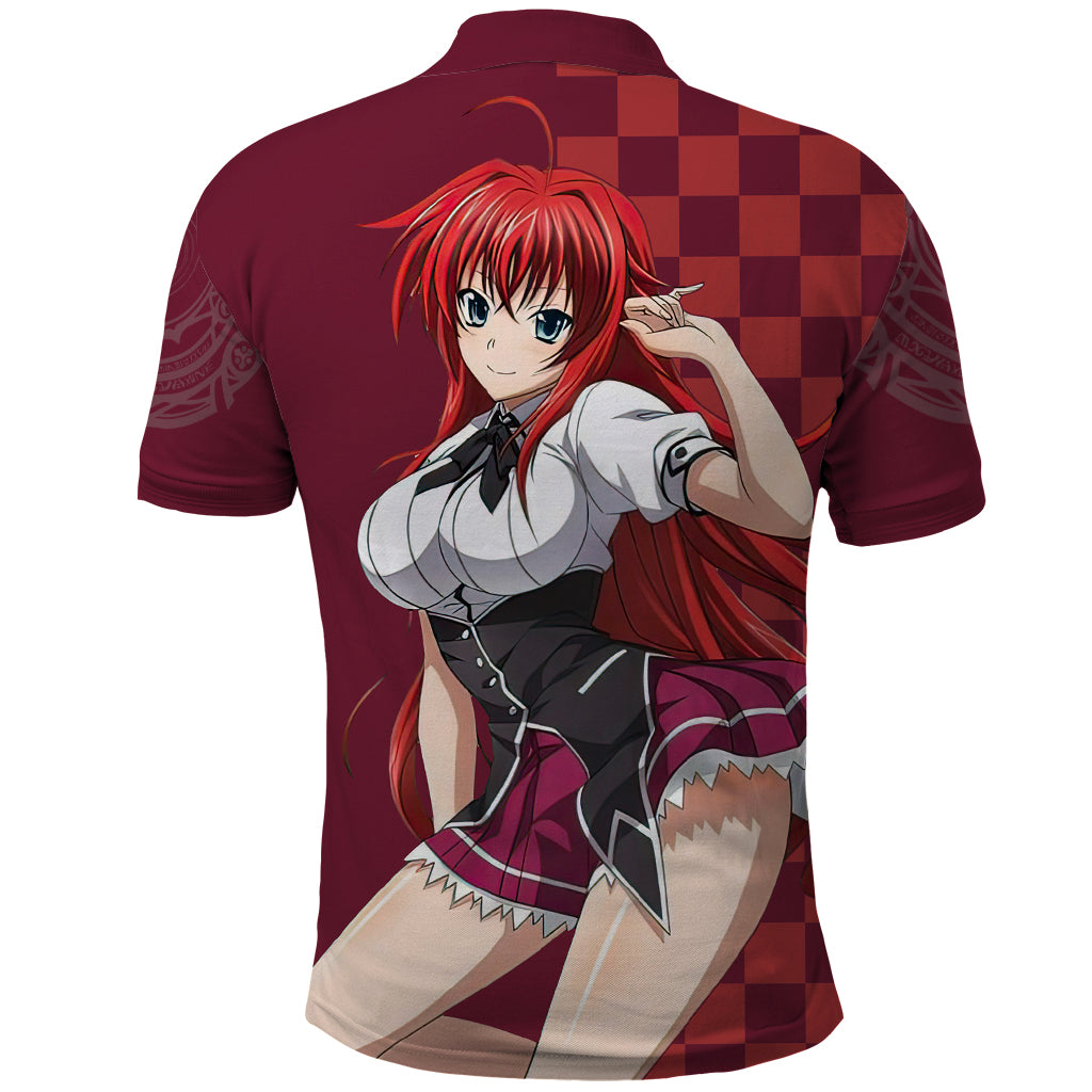 Rias Gremory Polo Shirt High School DxD Anime