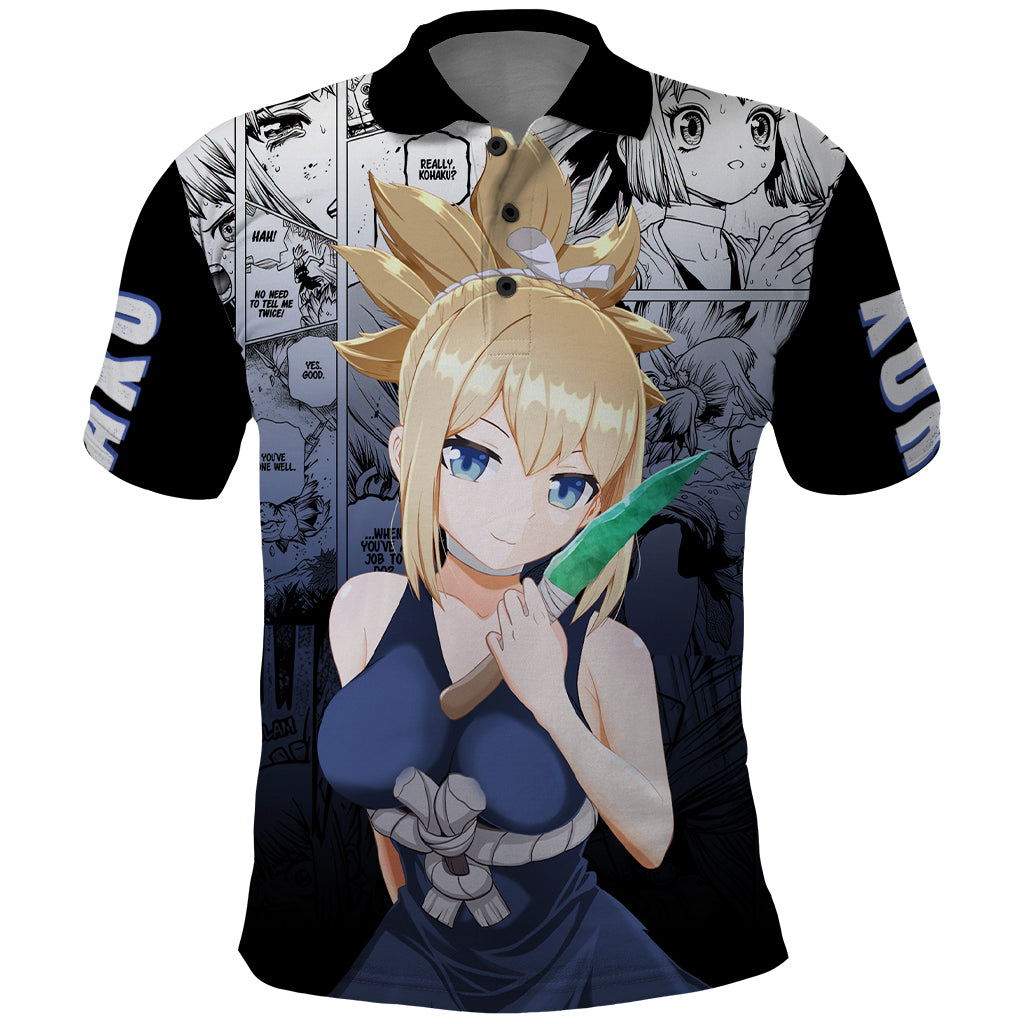 Kohaku Polo Shirt Dr Stone
