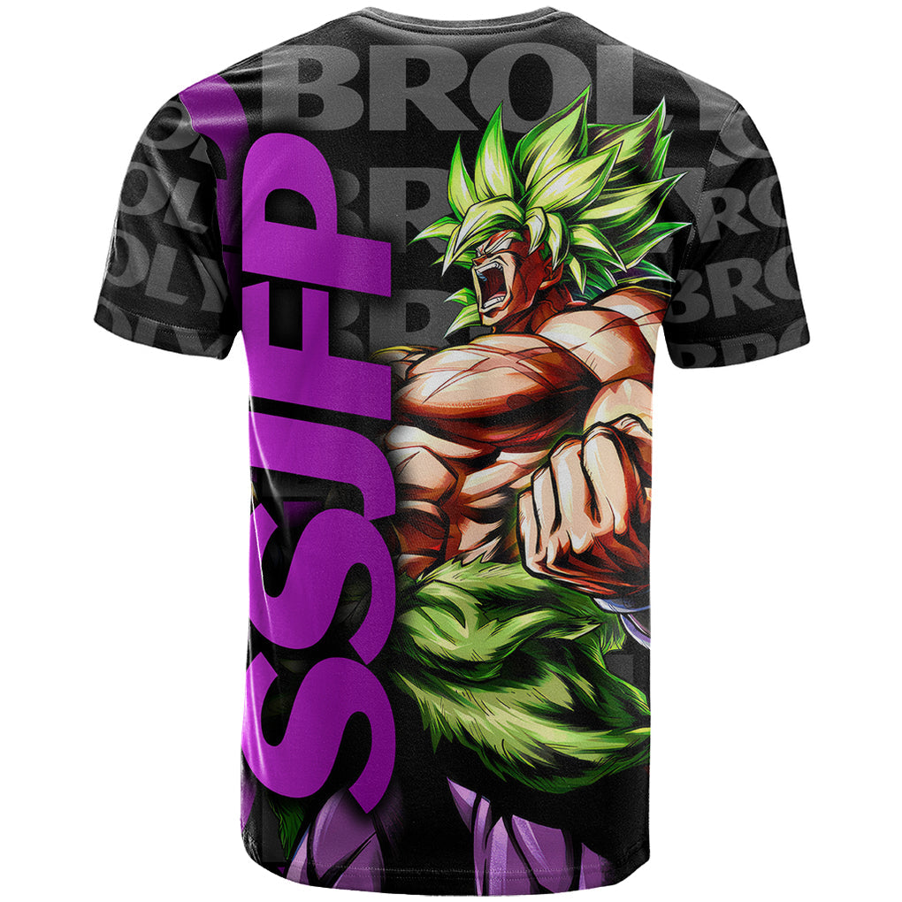 Super Saijan Broly - Dragon Ball T Shirt Anime Mix Pattern Style