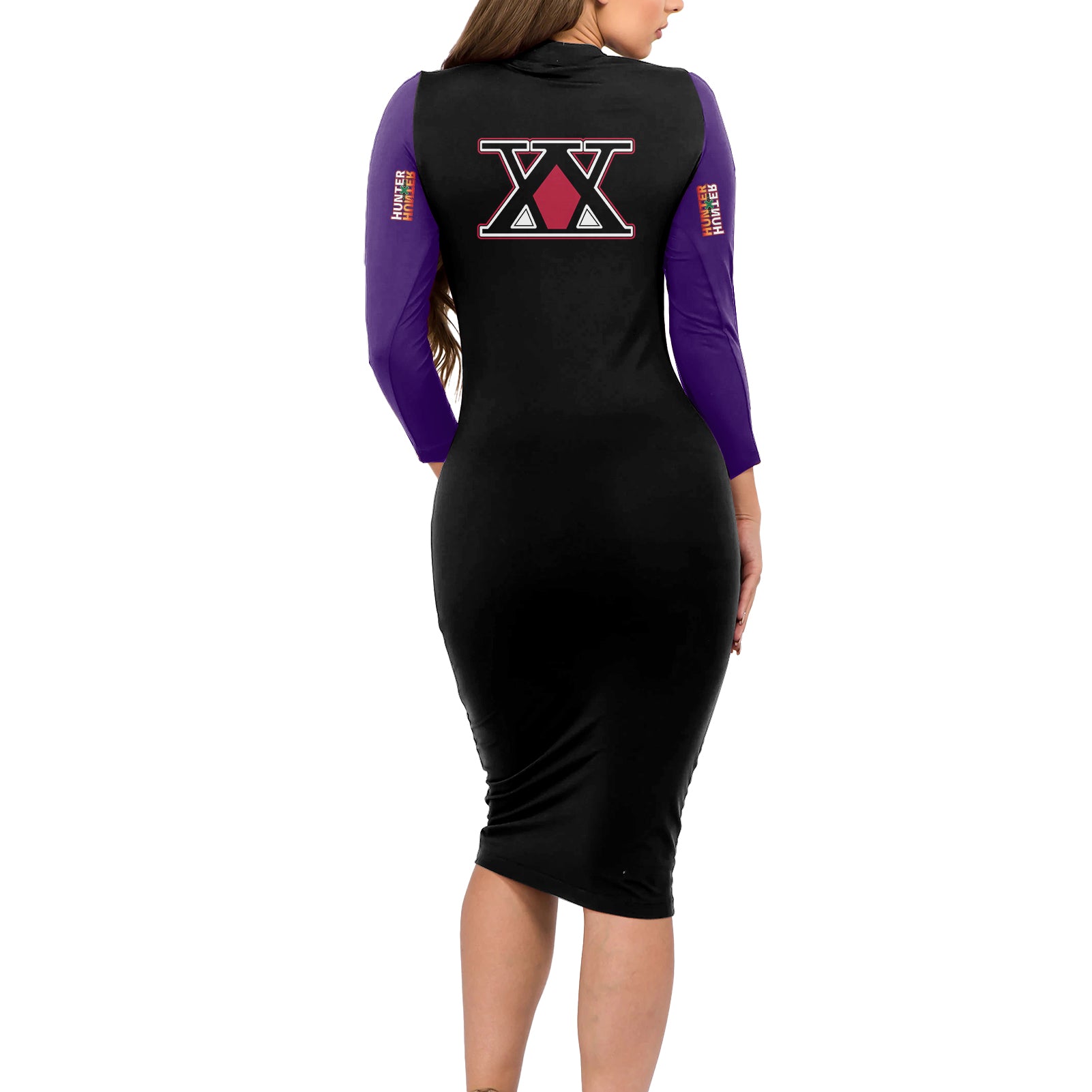 Chrollo Lucilfer Long Sleeve Bodycon Dress Hunter X Hunter