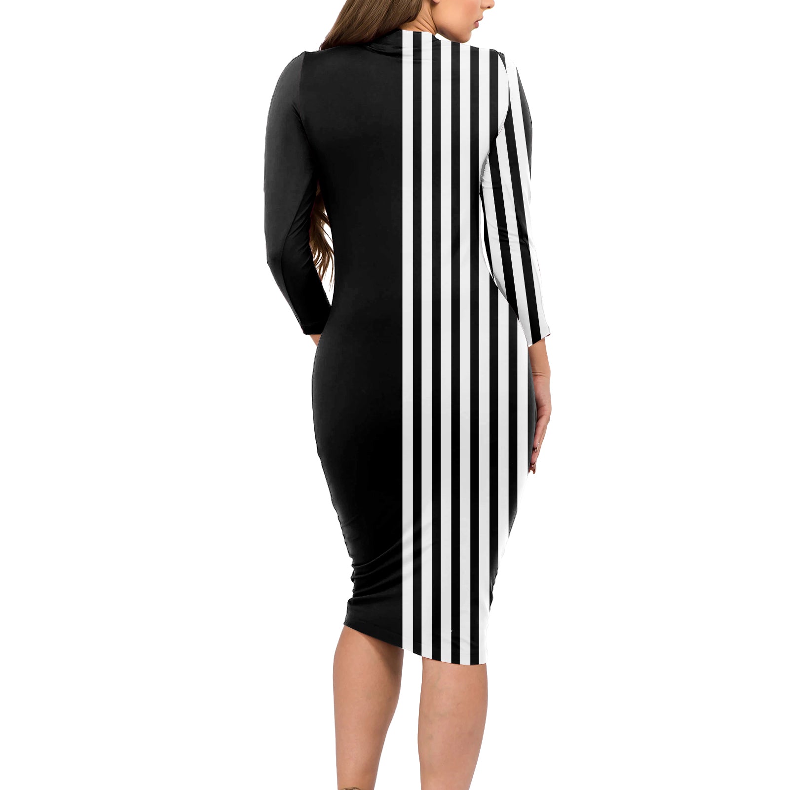 Obanai Iguro Long Sleeve Bodycon Dress Demon Slayer