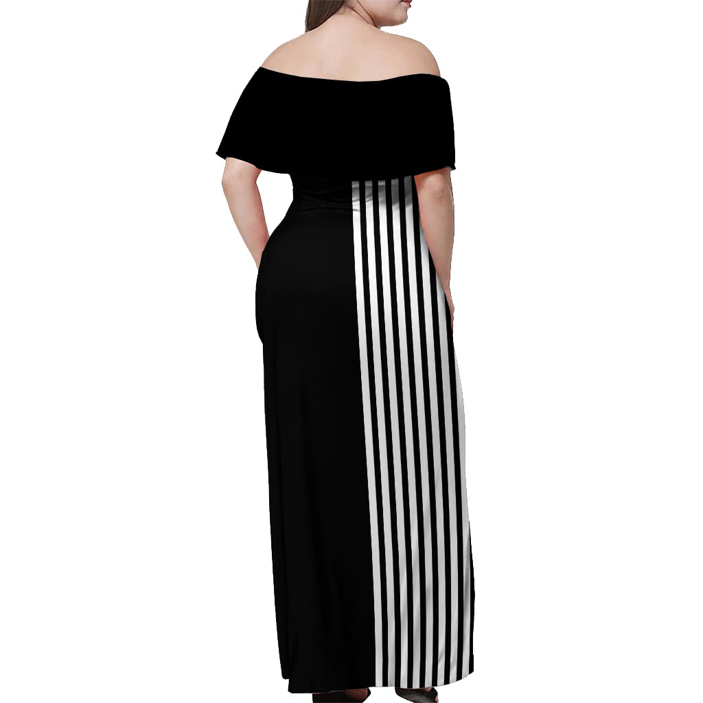Obanai Iguro Off Shoulder Maxi Dress Demon Slayer