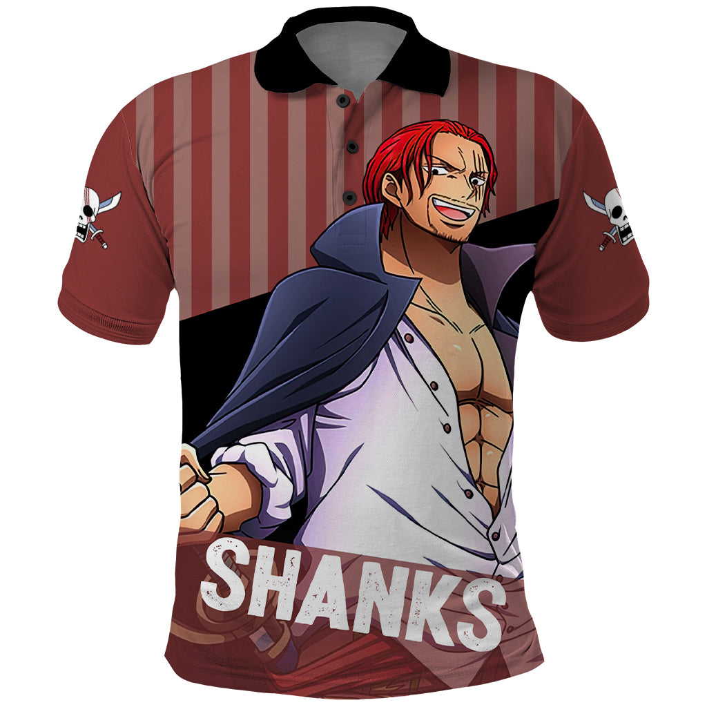 Shanks Red-Haired - Yonko One Piece Polo Shirt