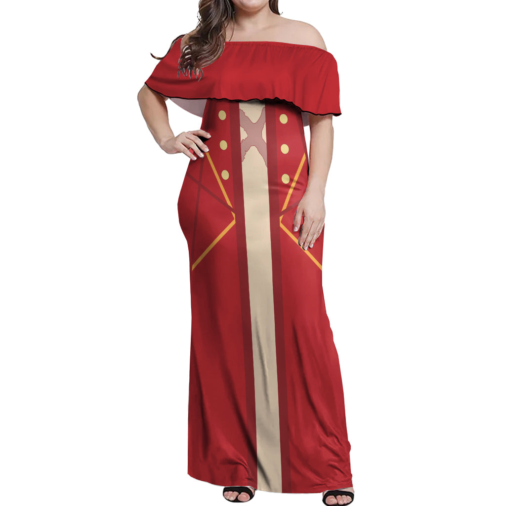 Luffy Off Shoulder Maxi Dress One Piece