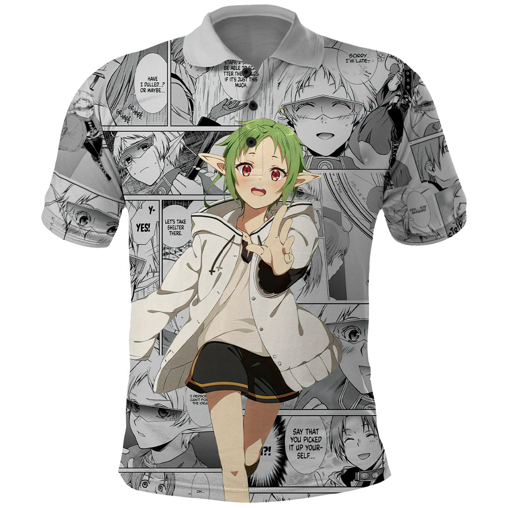 Sylphiette Mushoku Tensei Polo Shirt Manga Mix Anime