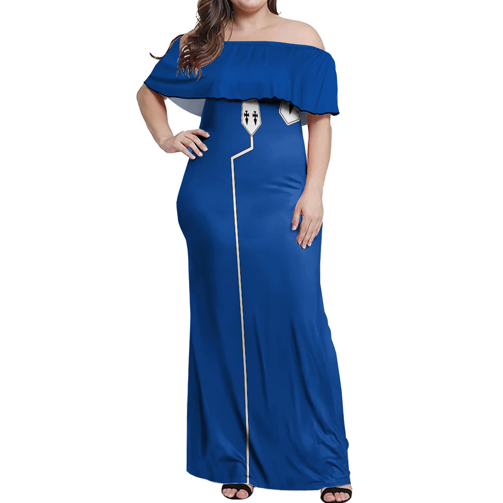 Eugeo Off Shoulder Maxi Dress Sword Art Online